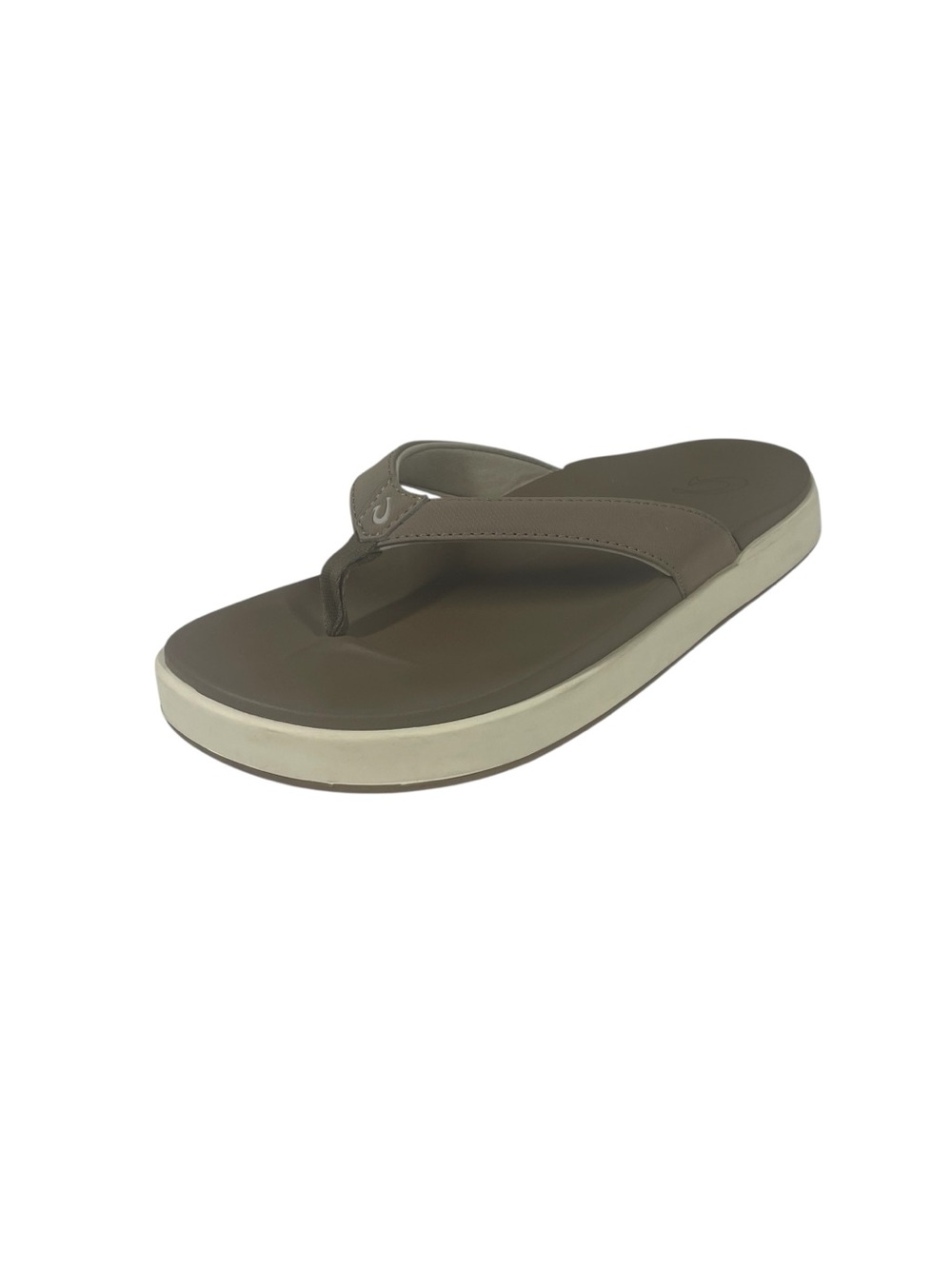 Olukai Nu’a Pi’o Sandals Flip Flops Thongs Womens Size 8 38 Warm Taupe